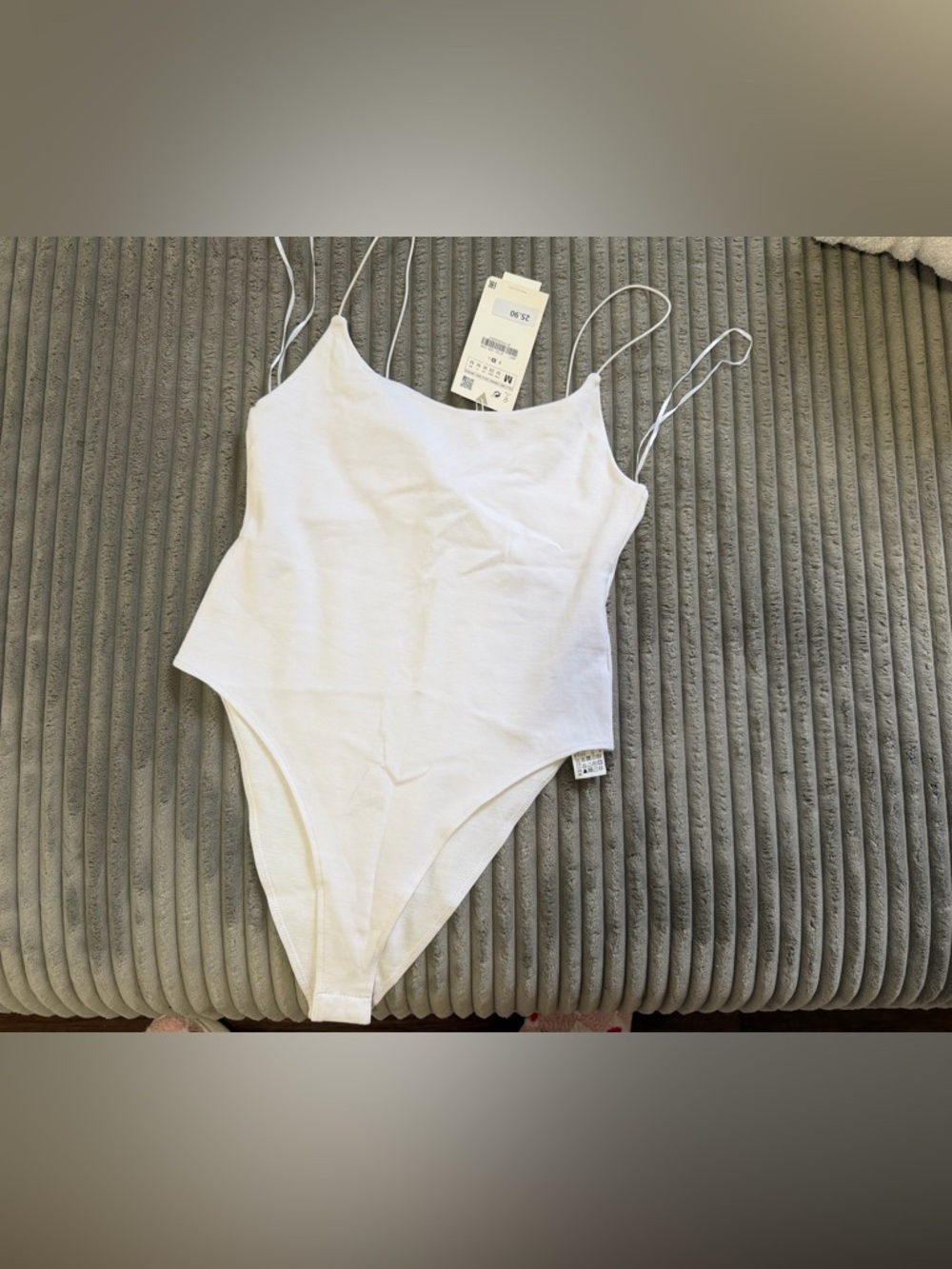 Zara Woman’s One-Piece Bodysuit with Spaghetti Straps